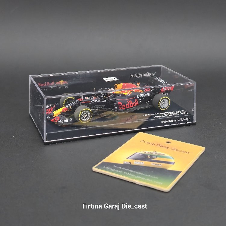 1:43 Redbull Honda RB16B Max Verstappen 2021 Dünya Şampiyonu