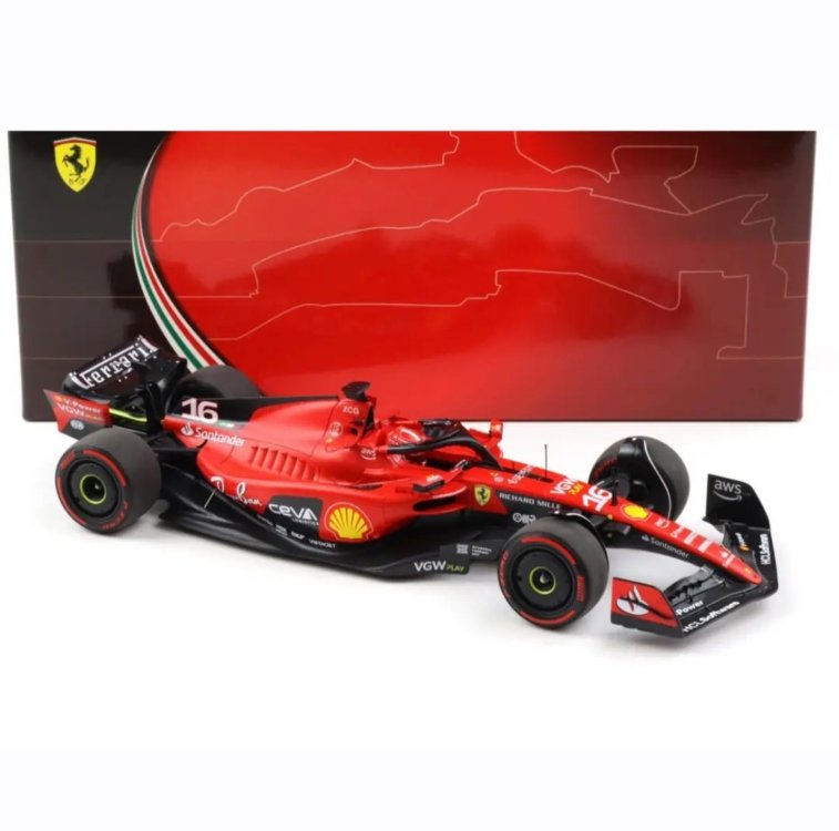 1:18 BBR Ferrari SF23 Charles Leclerc 2023 SPA