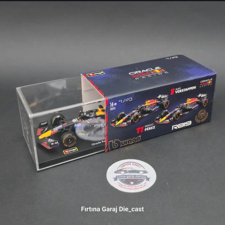 1:43 Redbull Oracle RB19 Max Verstappen 2023 Dünya Şampiyonu