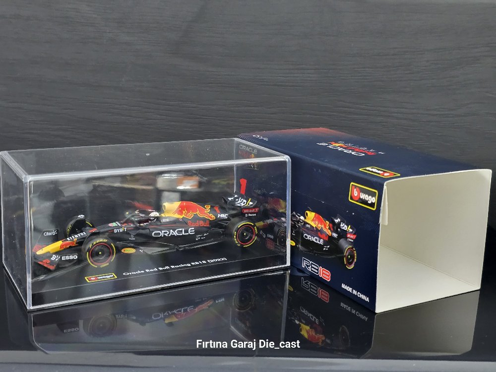 1:43 Redbull Oracle RB18 Max Verstappen 2022 Dünya Şampiyonu