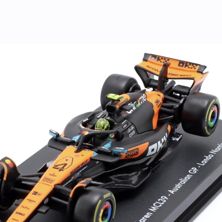 1:43 Mclaren MCL39 Lando Norris 2025 Formula1 Dünya Şampiyonu 