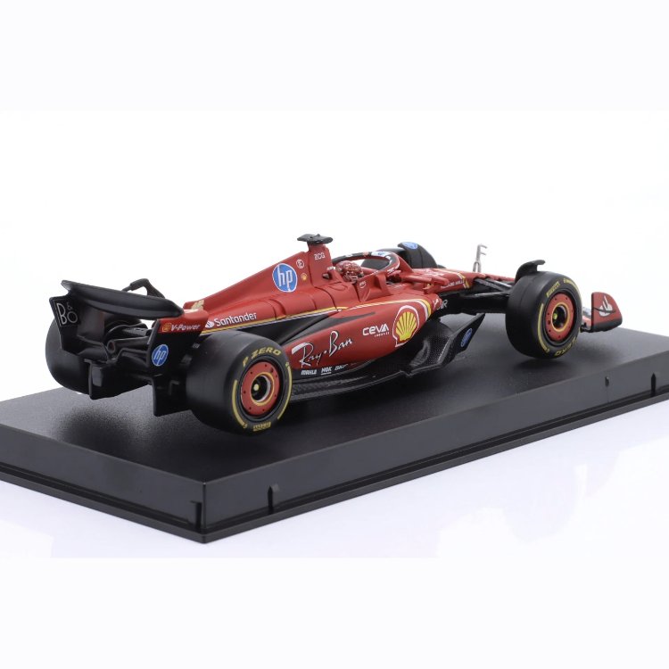 1:43 Ferrari SF24 Charles Leclerc 2024 Monaco GP Kazanan