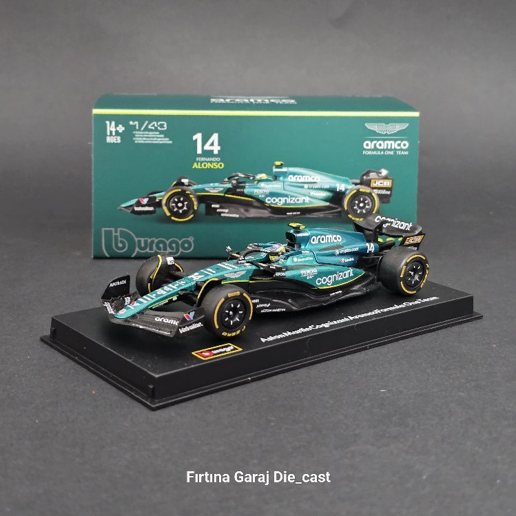 1:43 Aston Martin AMR23 Fernando Alonso 2023