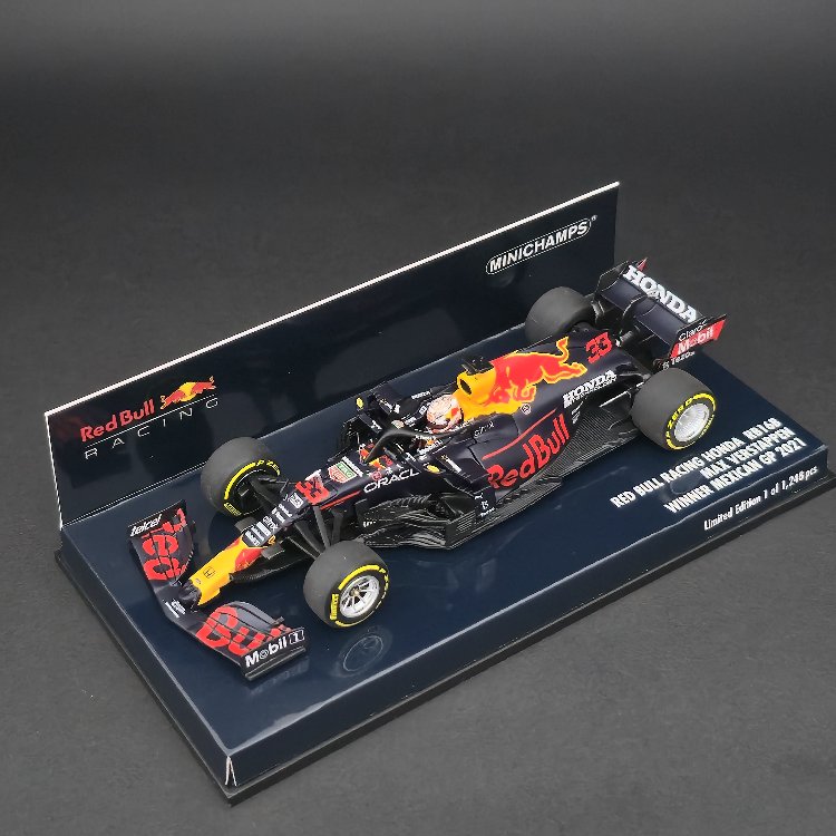 1:43 Minichamps Redbull Honda RB16B Max Verstappen 2021 Dünya Şampiyonu