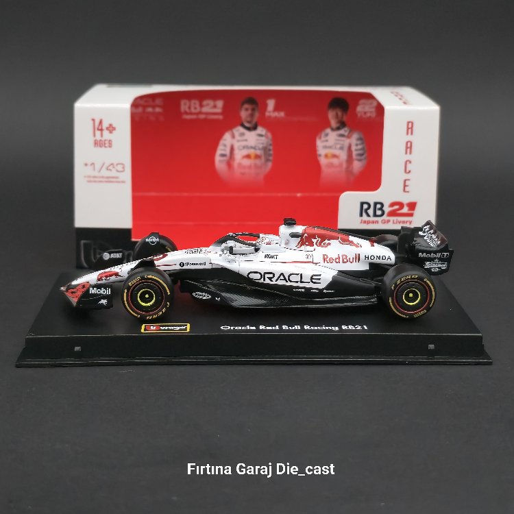 1:43 Redbull Oracle RB21 Verstappen 2025 Japonya GP
