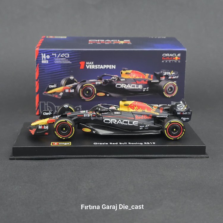 1:43 Redbull Oracle RB19 Max Verstappen 2023 Dünya Şampiyonu