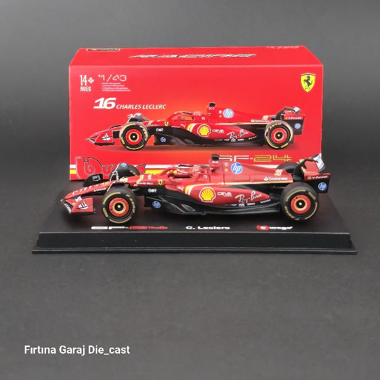 1:43 Ferrari SF24 Charles Leclerc 2024