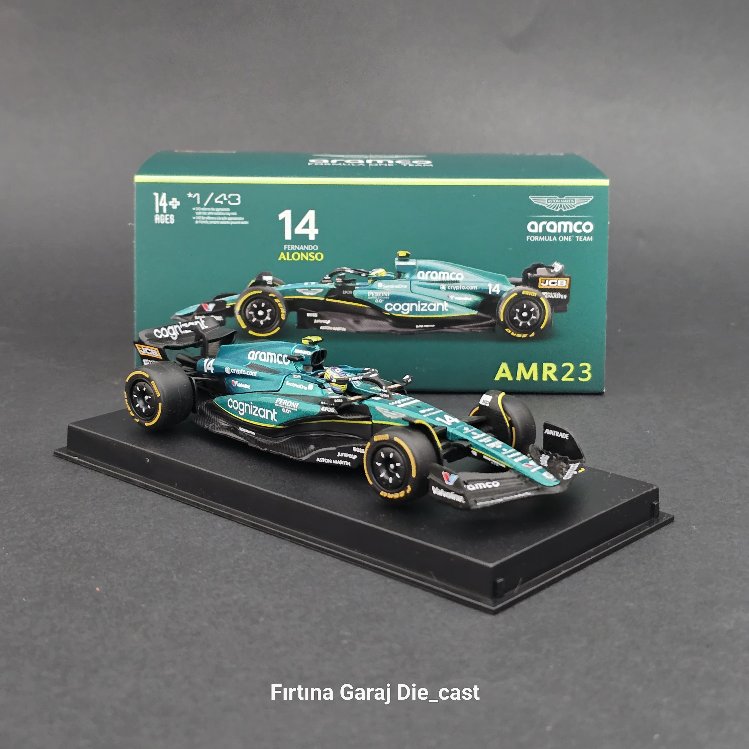 1:43 Aston Martin AMR23 Fernando Alonso 2023