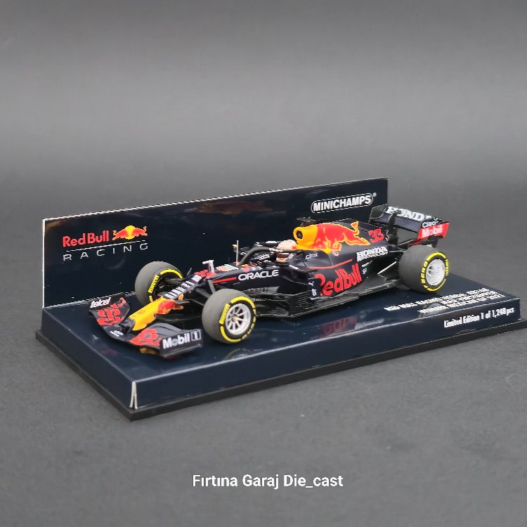 1:43 Redbull Honda RB16B Max Verstappen 2021 Dünya Şampiyonu
