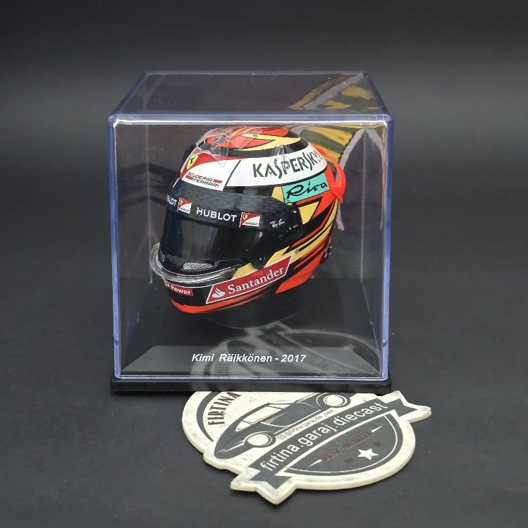 1:5 Kimi Raikkonen 2017 Kask Figürü