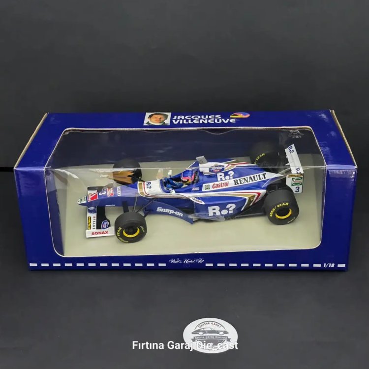 1:18 Williams Renault FW19 Jacques Villeneuve 1997 Dünya