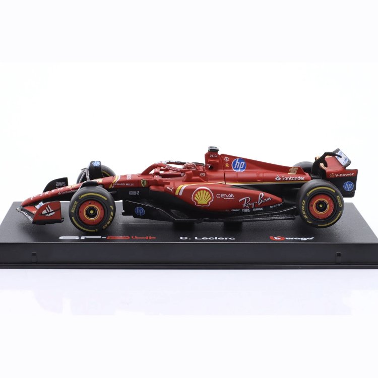 1:43 Ferrari SF24 Charles Leclerc 2024 Monaco GP Kazanan
