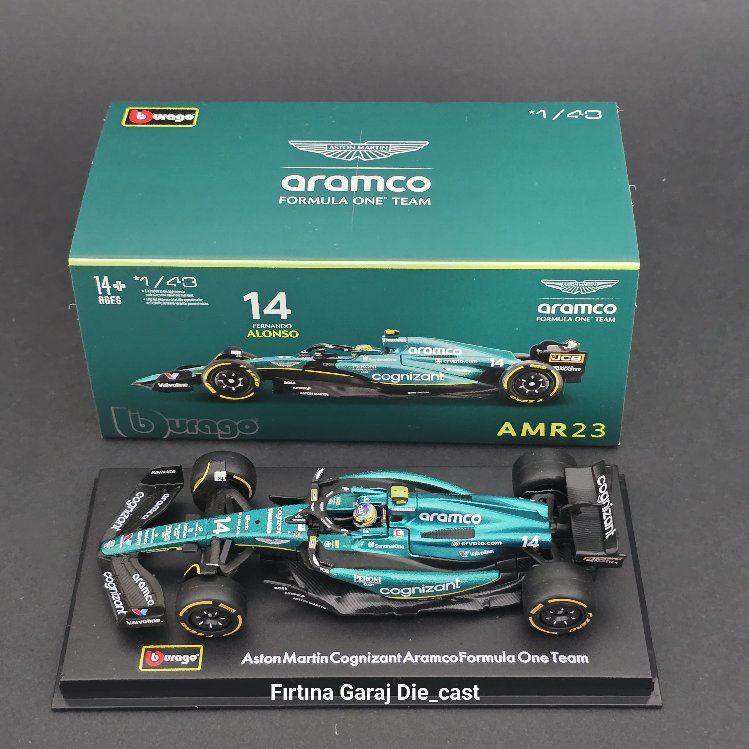 1:43 Aston Martin AMR23 Fernando Alonso 2023