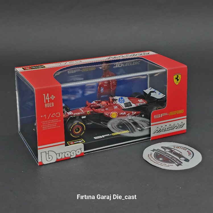1:43 Ferrari SF25 Charles Leclerc 2025