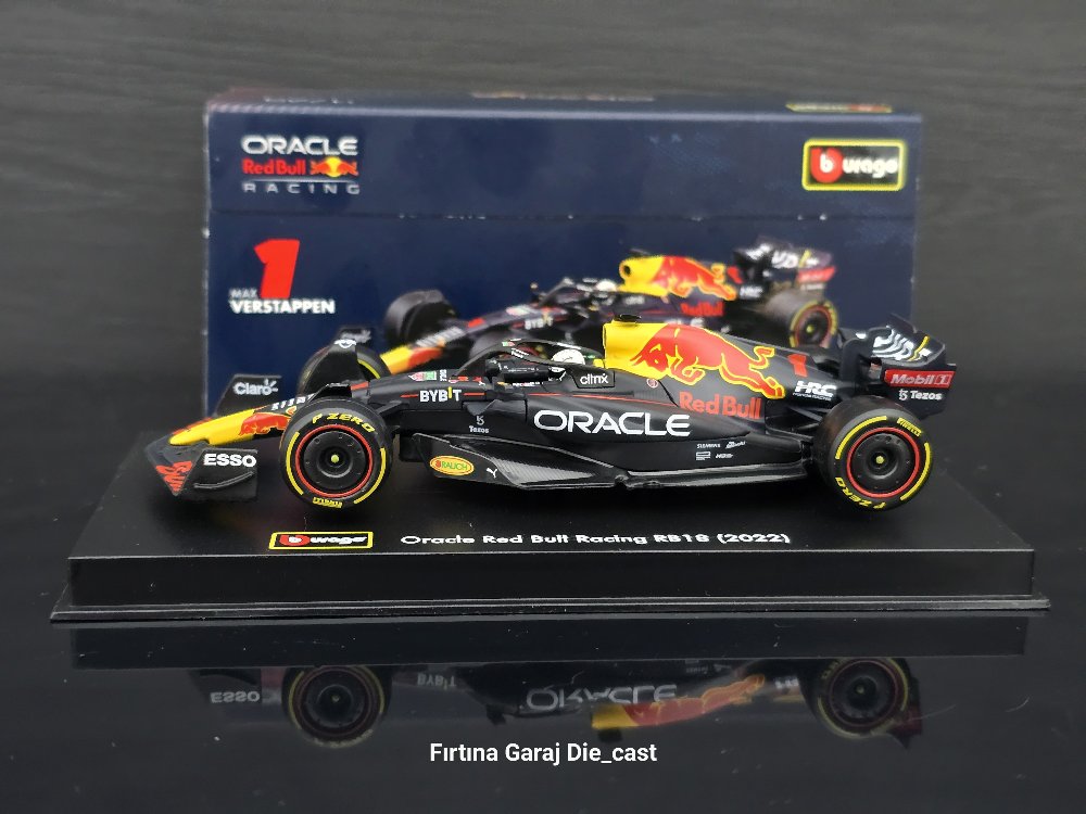 1:43 Redbull Oracle RB18 Max Verstappen 2022 Dünya Şampiyonu