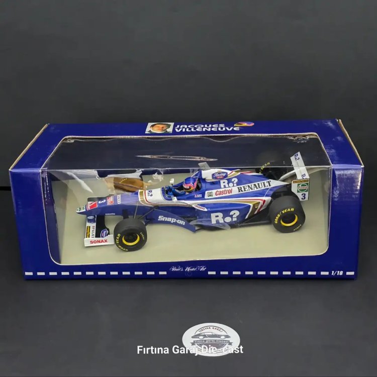1:18 Williams Renault FW19 Jacques Villeneuve 1997 Dünya