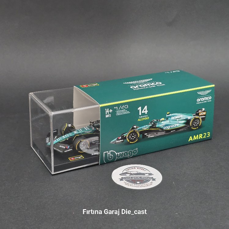 1:43 Aston Martin AMR23 Fernando Alonso 2023
