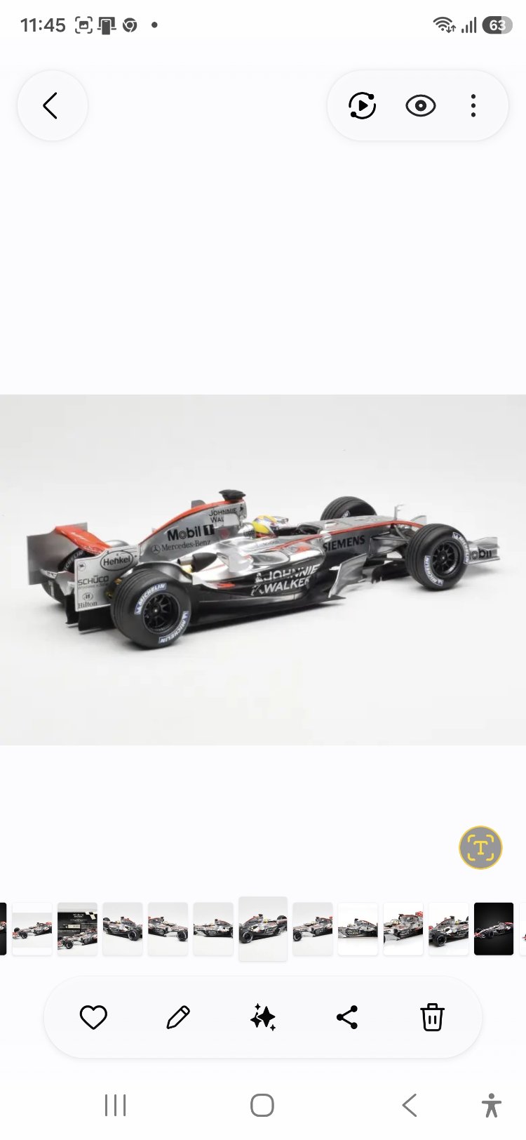 1:18 Mclaren Mercedes Mp4 21 Juan Pablo Montoya 2006