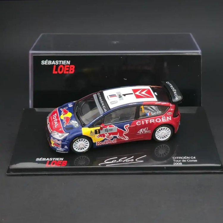 1:43 Citroen C4 WRC S.Loeb 2008 Dünya Ralli Şampiyonu 