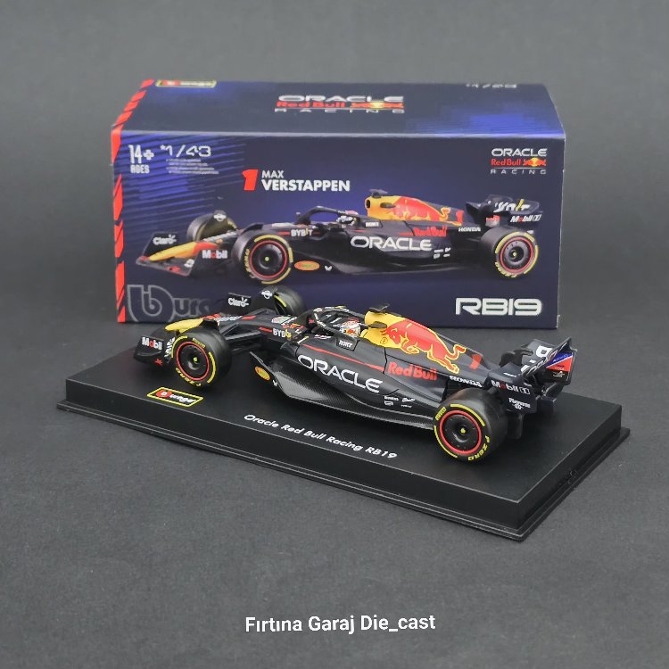 1:43 Redbull Oracle RB19 Max Verstappen 2023 Dünya Şampiyonu