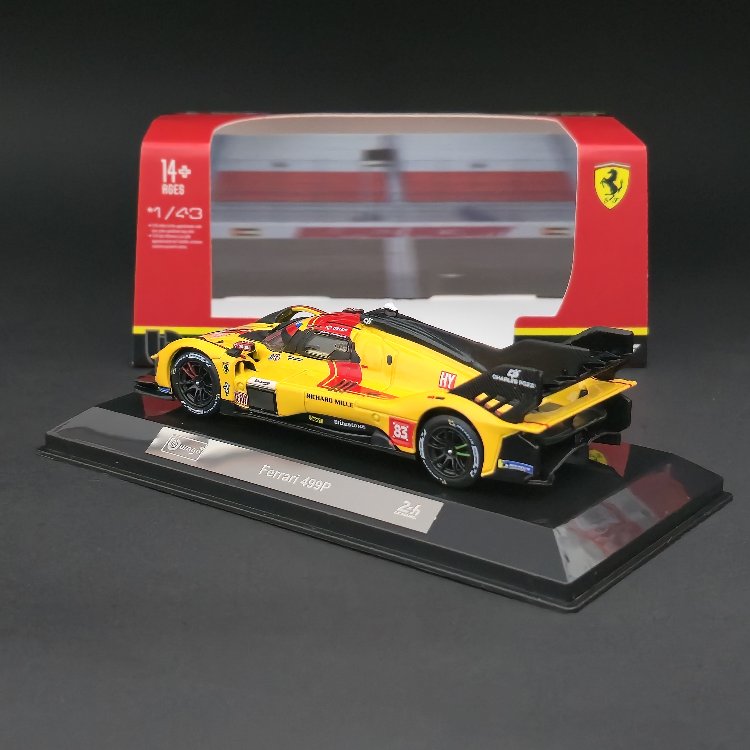 1:43 Ferrari 499P #83 2025 LeMans Şampiyonu 