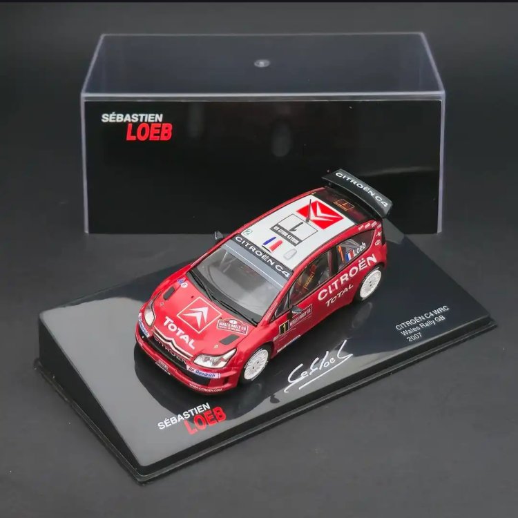 1:43 Citroen C4 WRC S.Loeb 2007 Dünya Ralli Şampiyonu 