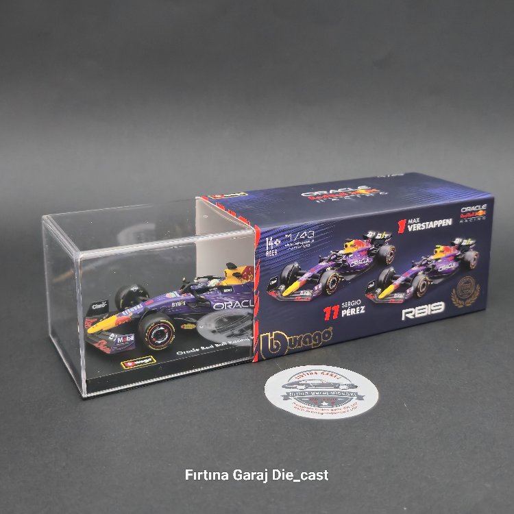 1:43 Redbull Oracle RB19 Max Verstappen 2023 Formula1 Dünya Şampiyonu 