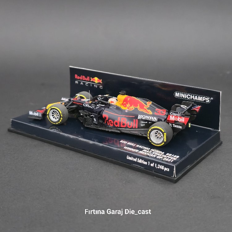 1:43 Redbull Honda RB16B Max Verstappen 2021 Dünya Şampiyonu