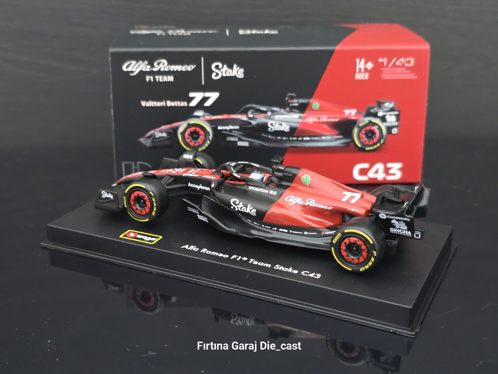 1:43 Alfa Romeo C43 Valteri Bottas 2023