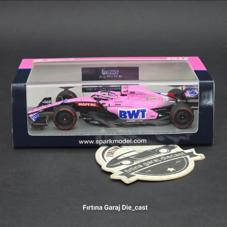 1:43 Spark Alpine A522 Fernando Alonso 2022