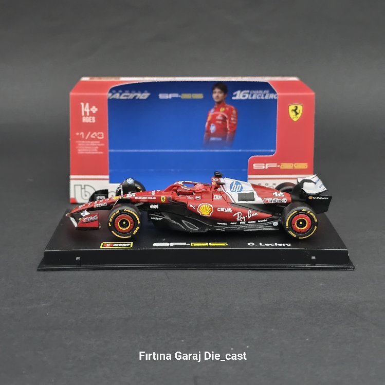 1:43 Ferrari SF25 Charles Leclerc 2025