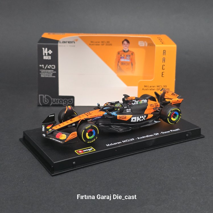 1:43 Mclaren MCL39 Oscar Piastri 2025