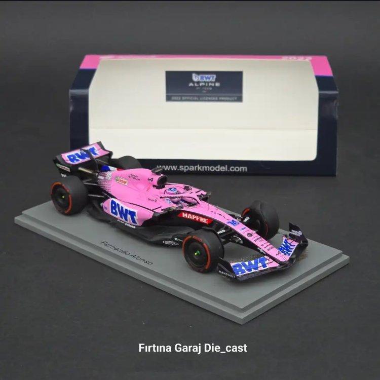 1:43 Spark Alpine A522 Fernando Alonso 2022