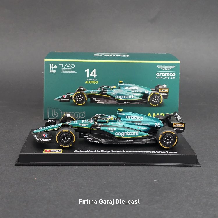 1:43 Aston Martin AMR23 Fernando Alonso 2023