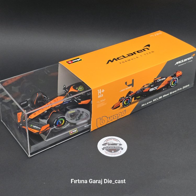 1:24 Mclaren MCL38 Lando Noris 2024