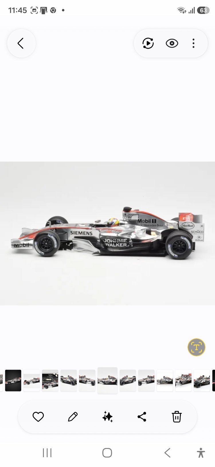 1:18 Mclaren Mercedes Mp4 21 Juan Pablo Montoya 2006