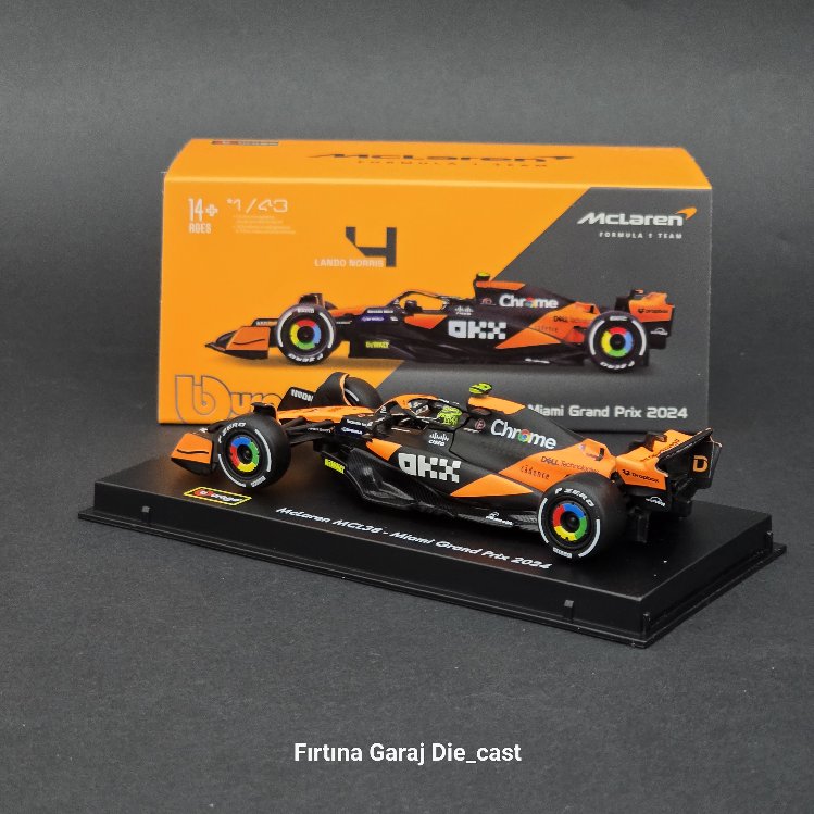 1:43 Mclaren MCL38 Lando Noris 2024