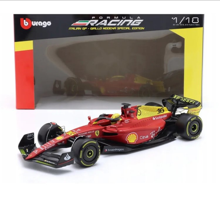 1:18 Ferrari F1 75 Charles Leclerc 2022 Monza GP