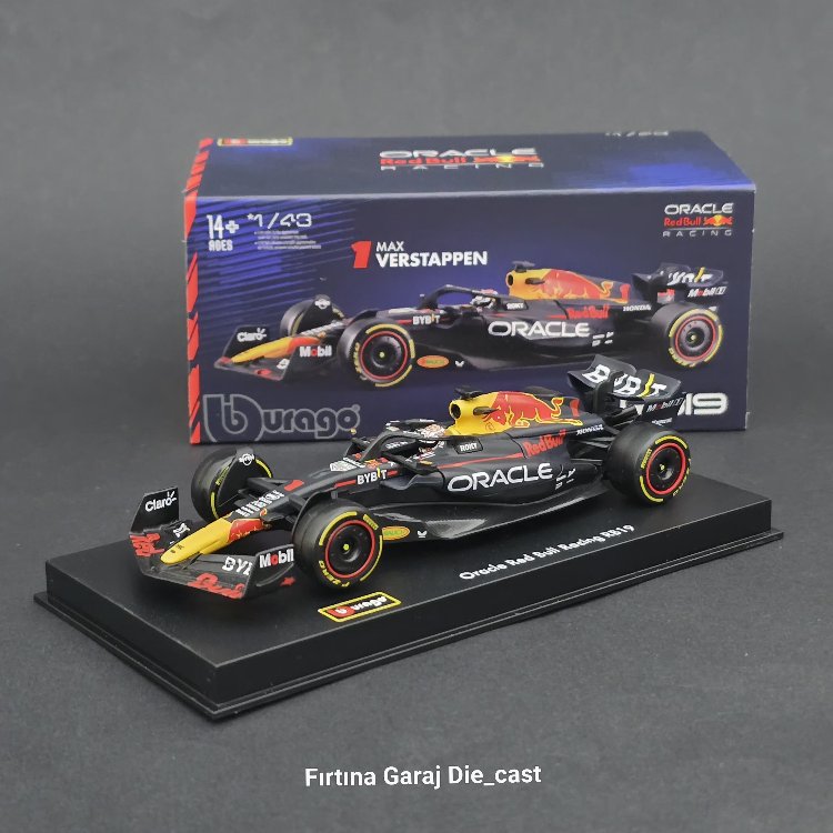 1:43 Redbull Oracle RB19 Max Verstappen 2023 Dünya Şampiyonu