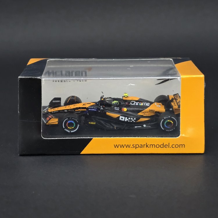 1:64 Spark Mclaren MCL38 Lando Noris 2024 Abu Dhabi GP Kazanan 