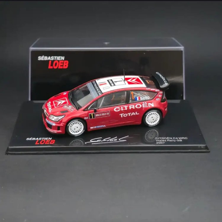 1:43 Citroen C4 WRC S.Loeb 2007 Dünya Ralli Şampiyonu 