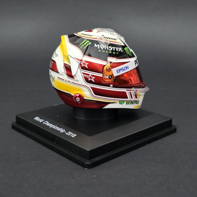 1:5 Lewis Hamilton 2018 Dünya Şampiyonu Kask Figürü