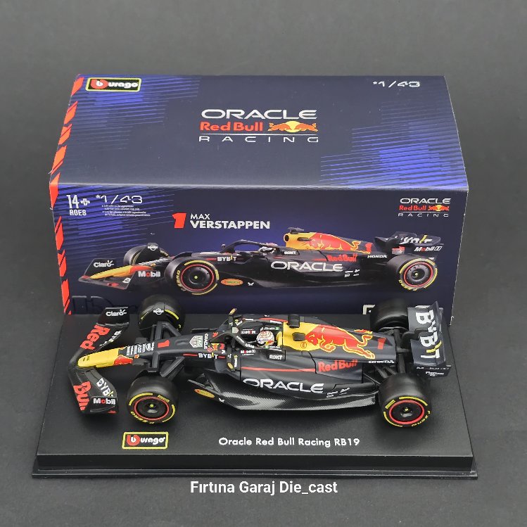 1:43 Redbull Oracle RB19 Max Verstappen 2023 Dünya Şampiyonu