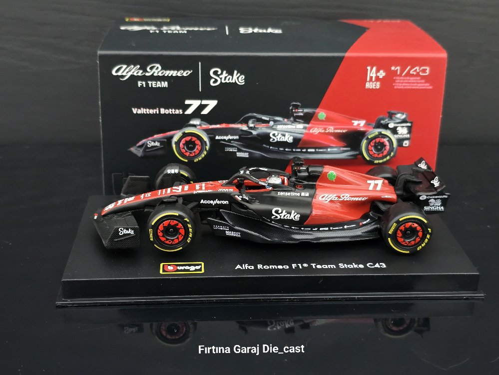 1:43 Alfa Romeo C43 Valteri Bottas 2023