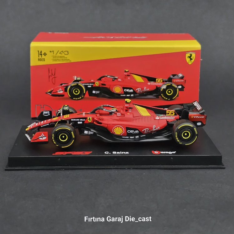 1:43 Ferrari SF23 Carlos Sainz 2023 Monza GP