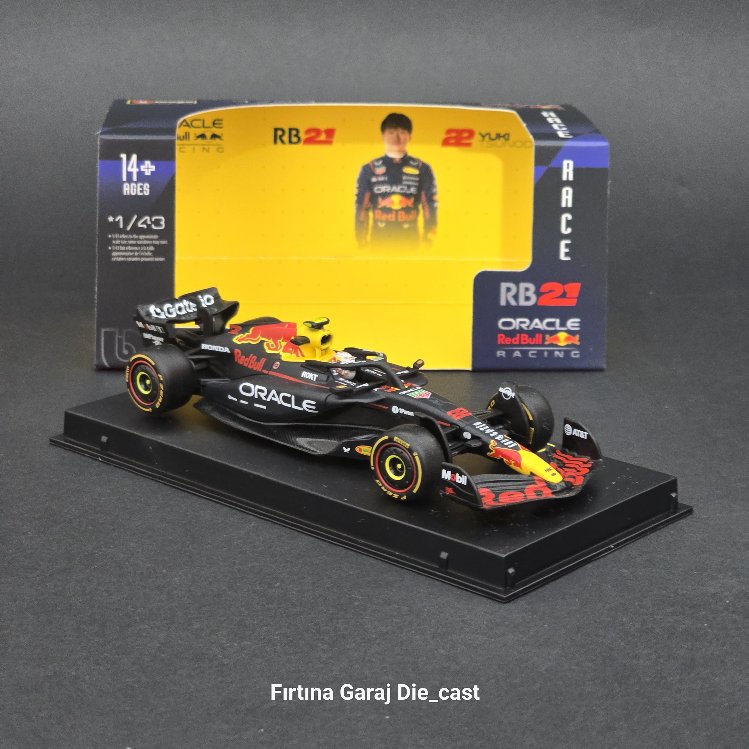 1:43 Redbull Oracle RB21 Yuki Tsunoda 2025