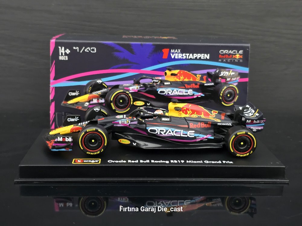 1:43 Redbull Oracle RB19 Max Verstappen 2023 Dünya Şampiyonu