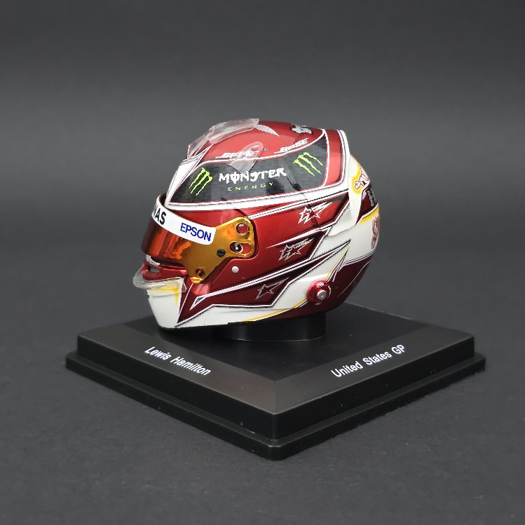 1:5 Lewis Hamilton 2019 Dünya Şampiyonu Kask Figürü 