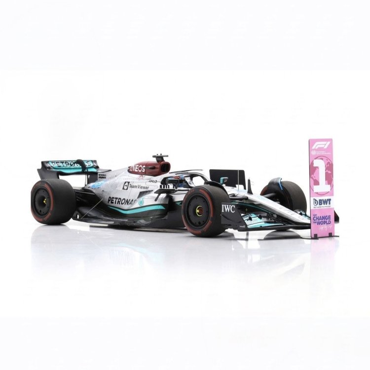 1:43 Spark Mercedes AMG W13 George Russell 2022 Brezilya GP Kazanan