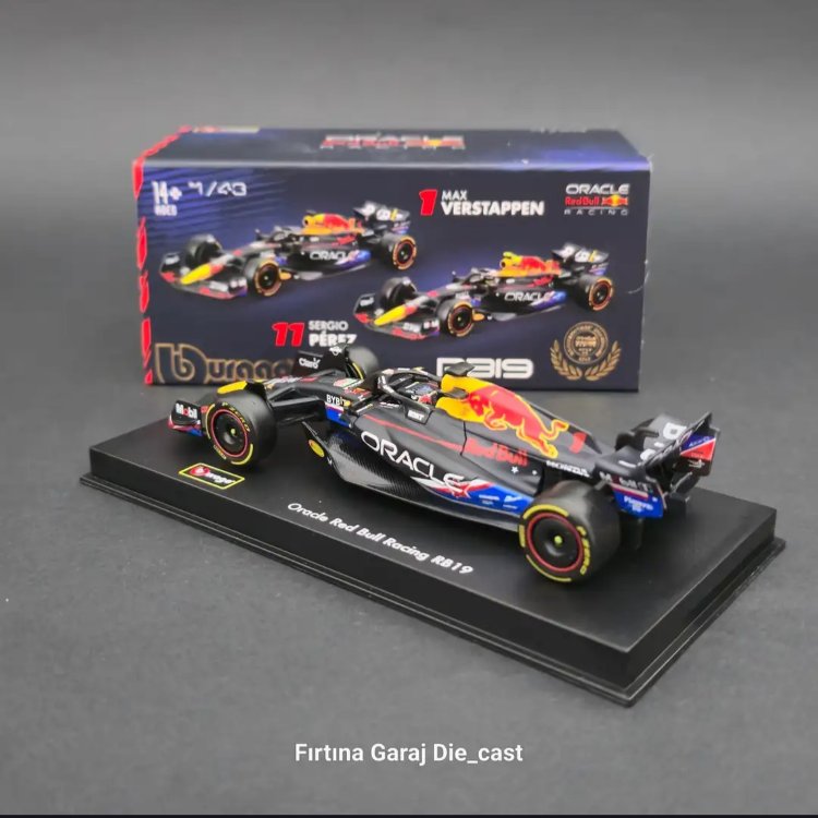 1:43 Redbull Oracle RB19 Max Verstappen 2023 Dünya Şampiyonu